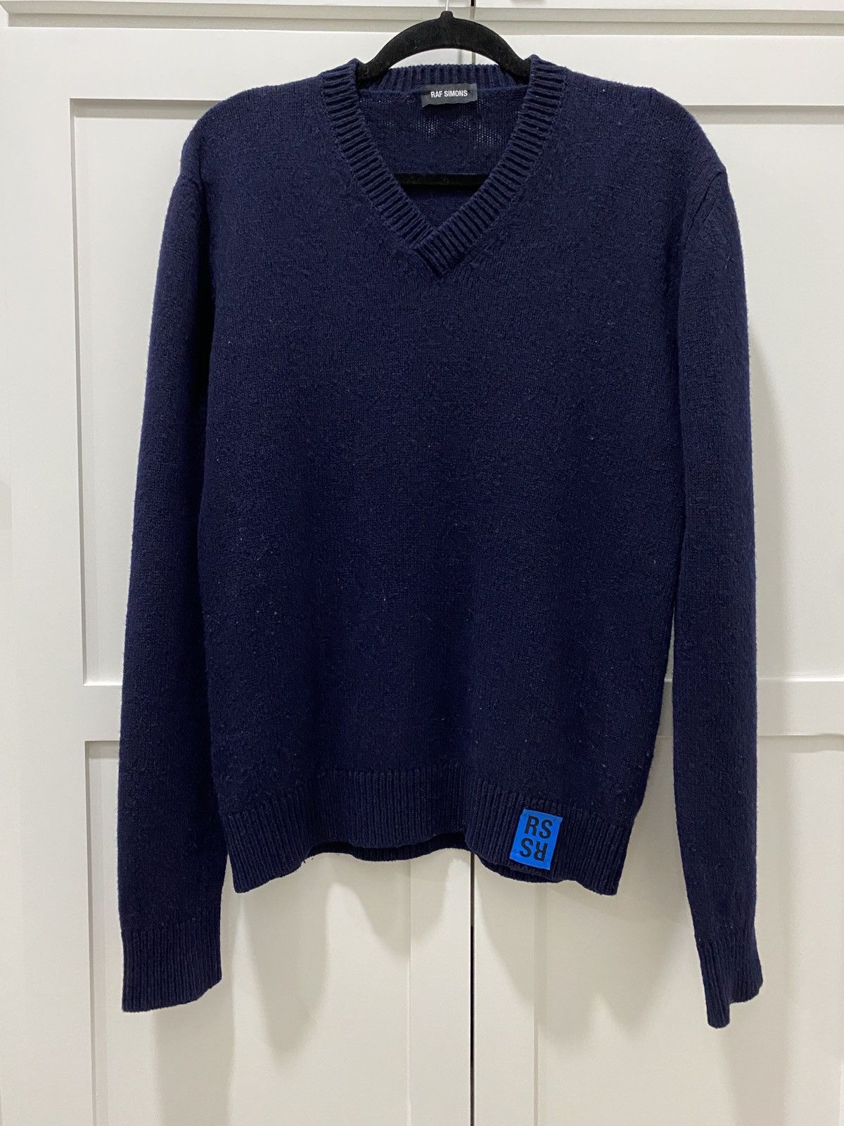 Raf Simons RAF Simmons Navy Sweater Size US L / EU 52-54 / 3 - 1 Thumbnail