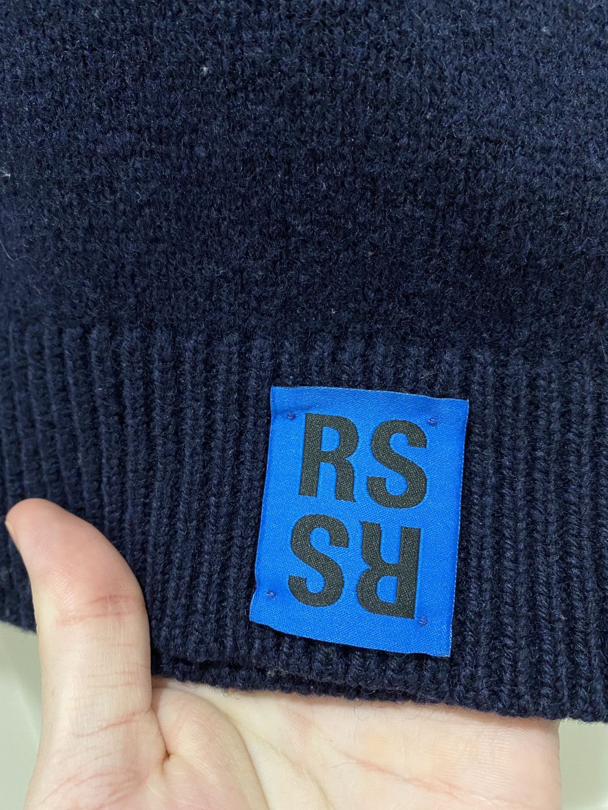 Raf Simons RAF Simmons Navy Sweater Size US L / EU 52-54 / 3 - 3 Thumbnail