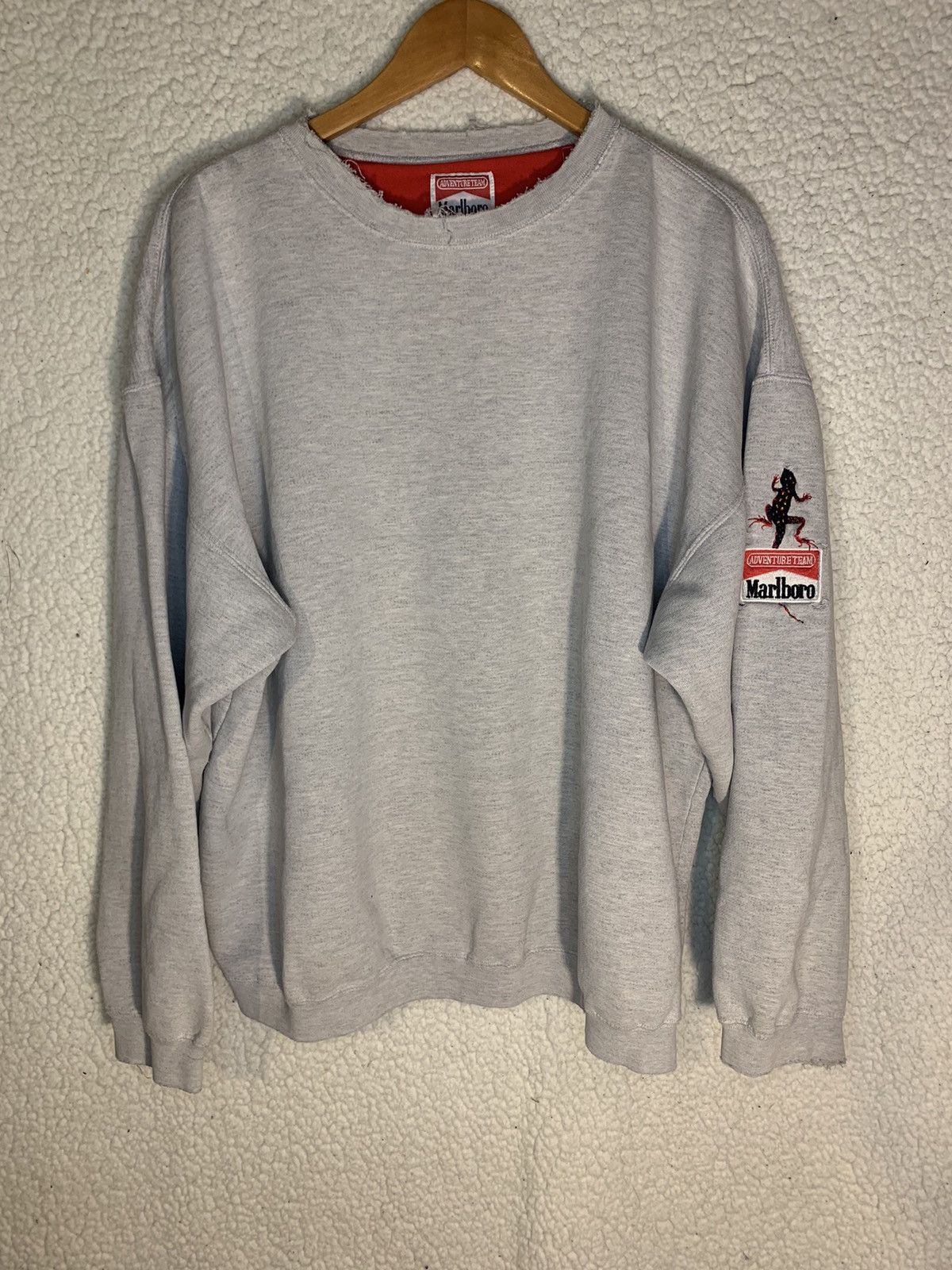 Vintage 90s Marlboro Sweater Crewneck adventure team lizard