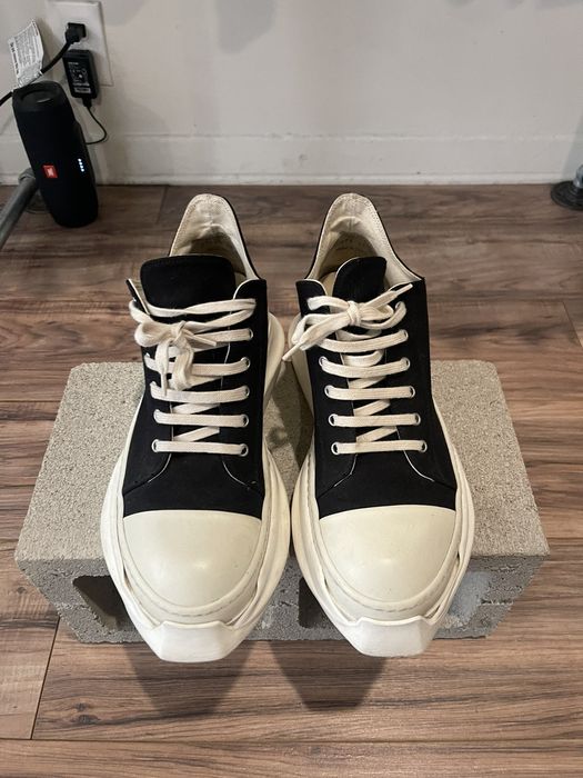 Rick Owens Abstract Ramone Lowtop Sneakers | Grailed