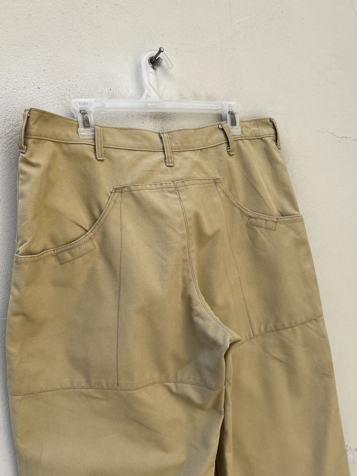 Patagonia × Vintage VTG 70s 80s Patagonia Sun Fade Cream Double Knee Work Pant Size US 36 / EU 52 - 12 Thumbnail