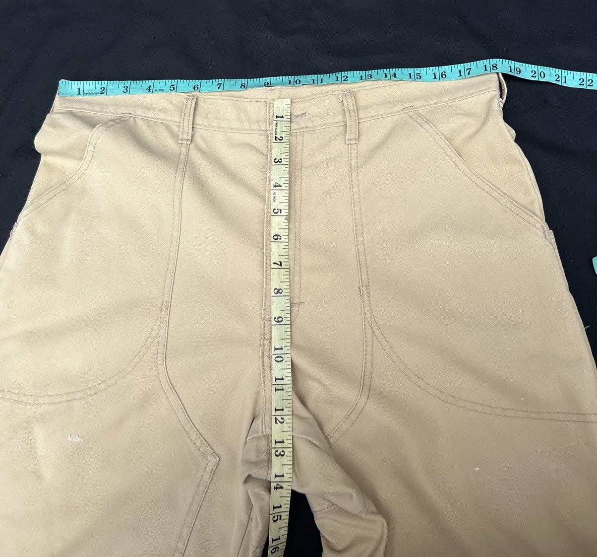 Patagonia × Vintage VTG 70s 80s Patagonia Sun Fade Cream Double Knee Work Pant Size US 36 / EU 52 - 22 Thumbnail