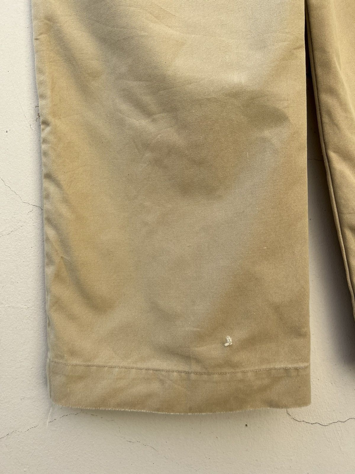 Patagonia × Vintage VTG 70s 80s Patagonia Sun Fade Cream Double Knee Work Pant Size US 36 / EU 52 - 14 Thumbnail
