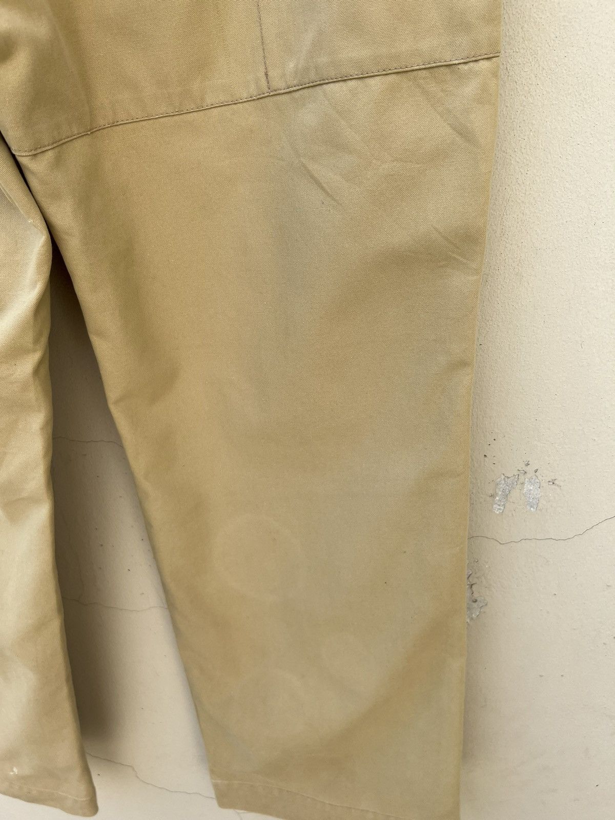 Patagonia × Vintage VTG 70s 80s Patagonia Sun Fade Cream Double Knee Work Pant Size US 36 / EU 52 - 17 Thumbnail