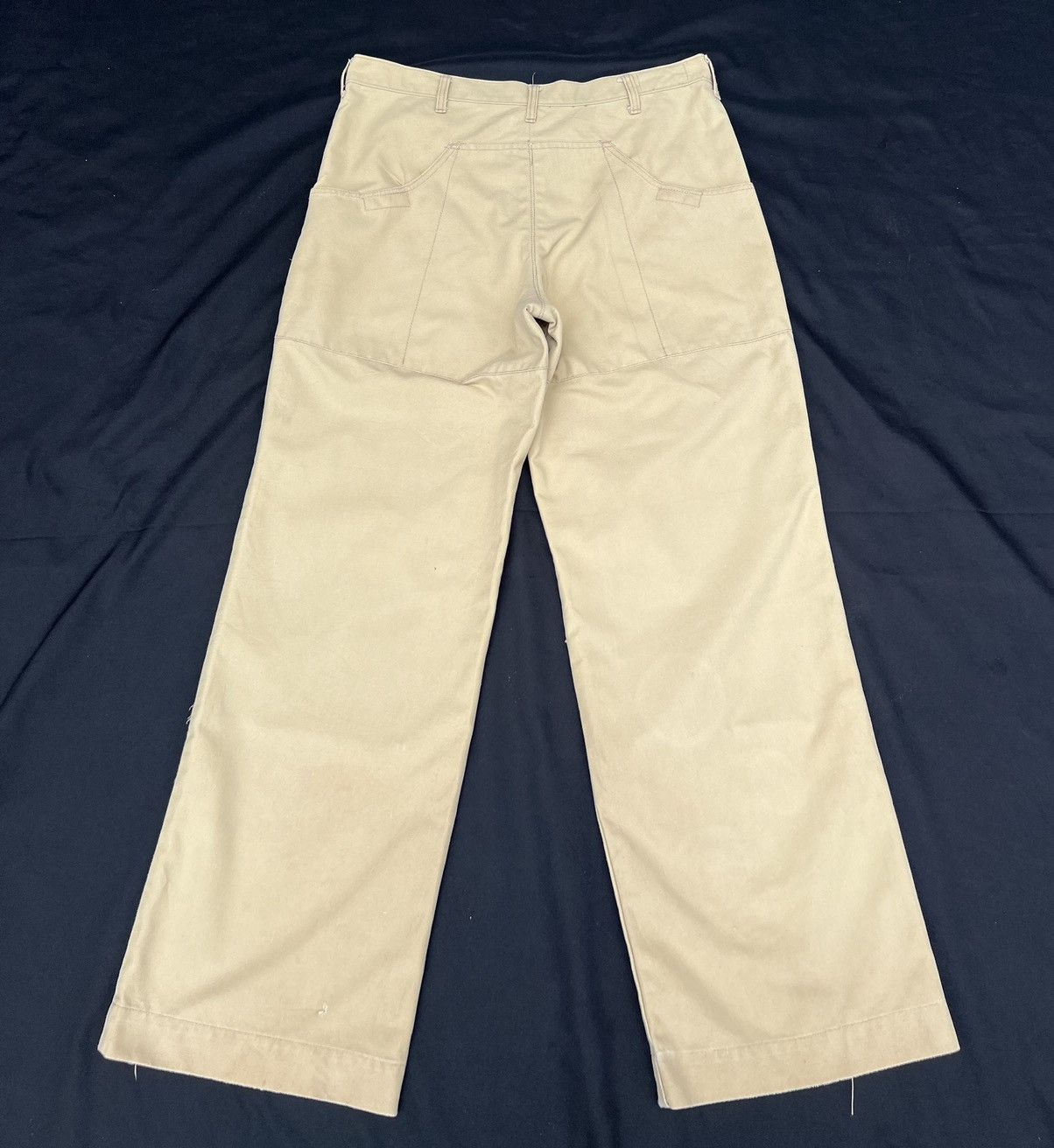 Patagonia × Vintage VTG 70s 80s Patagonia Sun Fade Cream Double Knee Work Pant Size US 36 / EU 52 - 25 Thumbnail