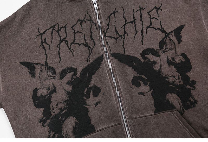 Grunt Style × Japanese Brand Angel Fairy zipper Hoodies Size US M / EU 48-50 / 2 - 5 Thumbnail