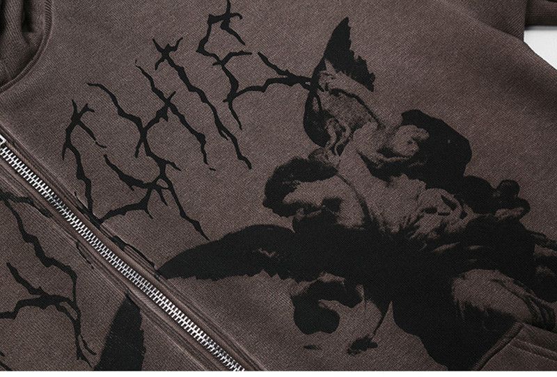 Grunt Style × Japanese Brand Angel Fairy zipper Hoodies Size US M / EU 48-50 / 2 - 4 Thumbnail
