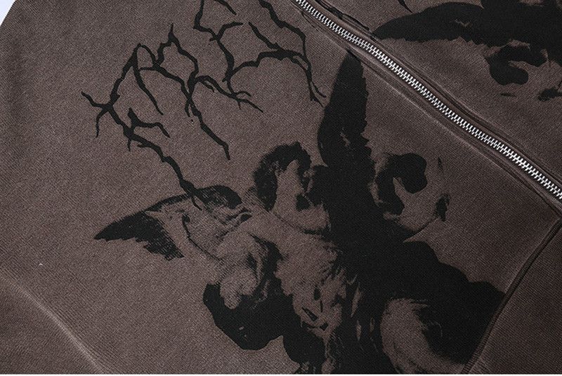 Grunt Style × Japanese Brand Angel Fairy zipper Hoodies Size US M / EU 48-50 / 2 - 6 Thumbnail