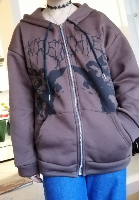 Grunt Style × Japanese Brand Angel Fairy zipper Hoodies Size US M / EU 48-50 / 2 - 7 Thumbnail
