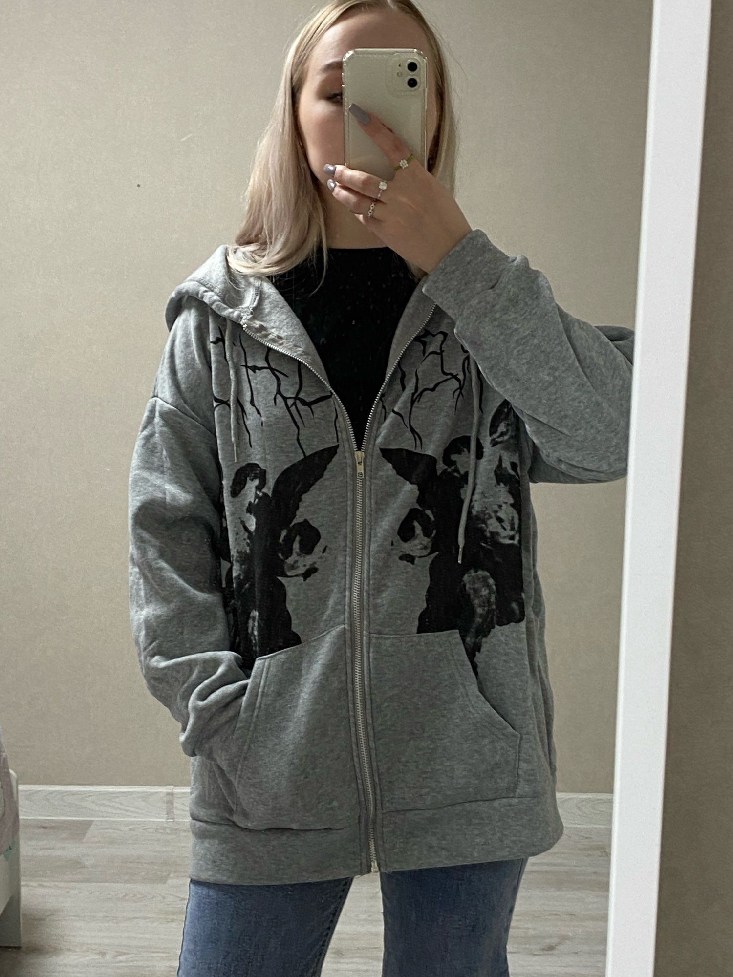 Grunt Style × Japanese Brand Angel Fairy zipper Hoodies Size US M / EU 48-50 / 2 - 8 Thumbnail