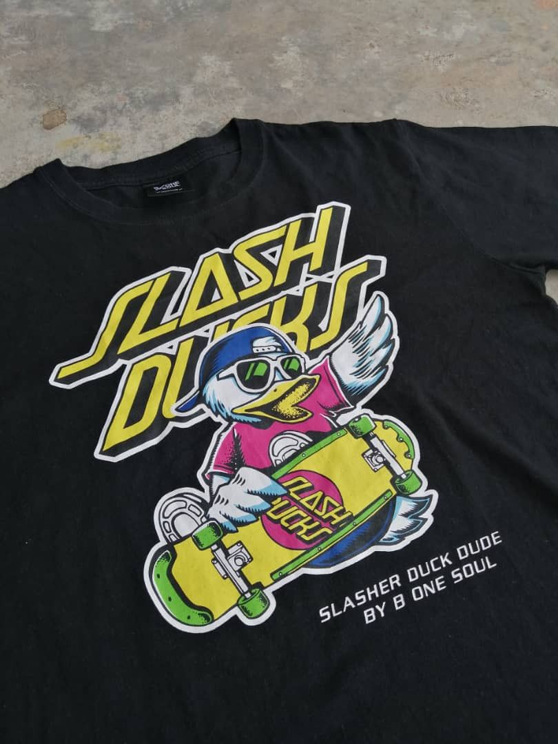 Cartoon Network Slasher Duck Dude Skates Graphic Tees Size US M / EU 48-50 / 2 - 4 Thumbnail