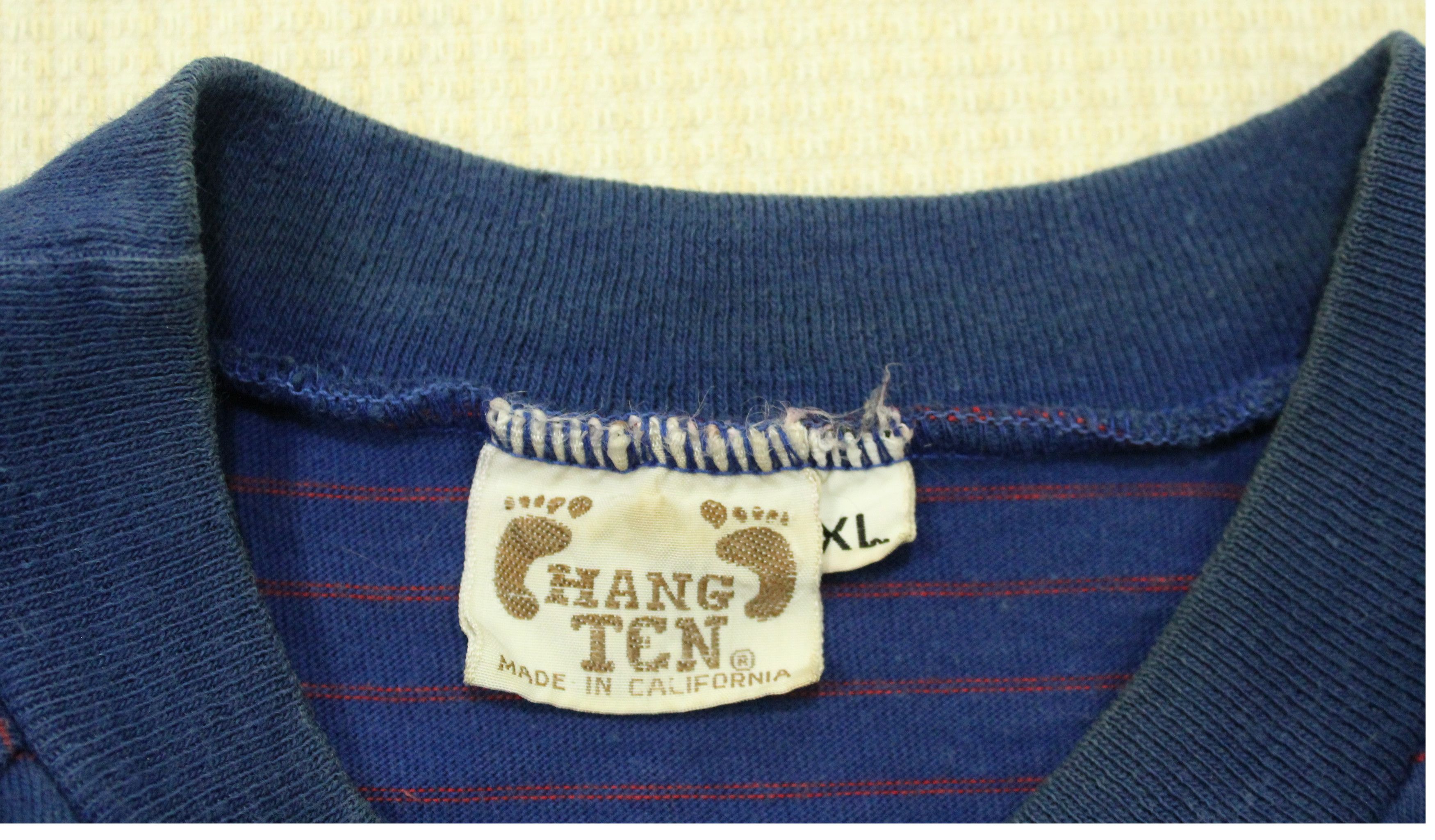 Hang Ten Vintage 60s HANG TEN T Shirt Striped Size US XL / EU 56 / 4 - 21 Thumbnail