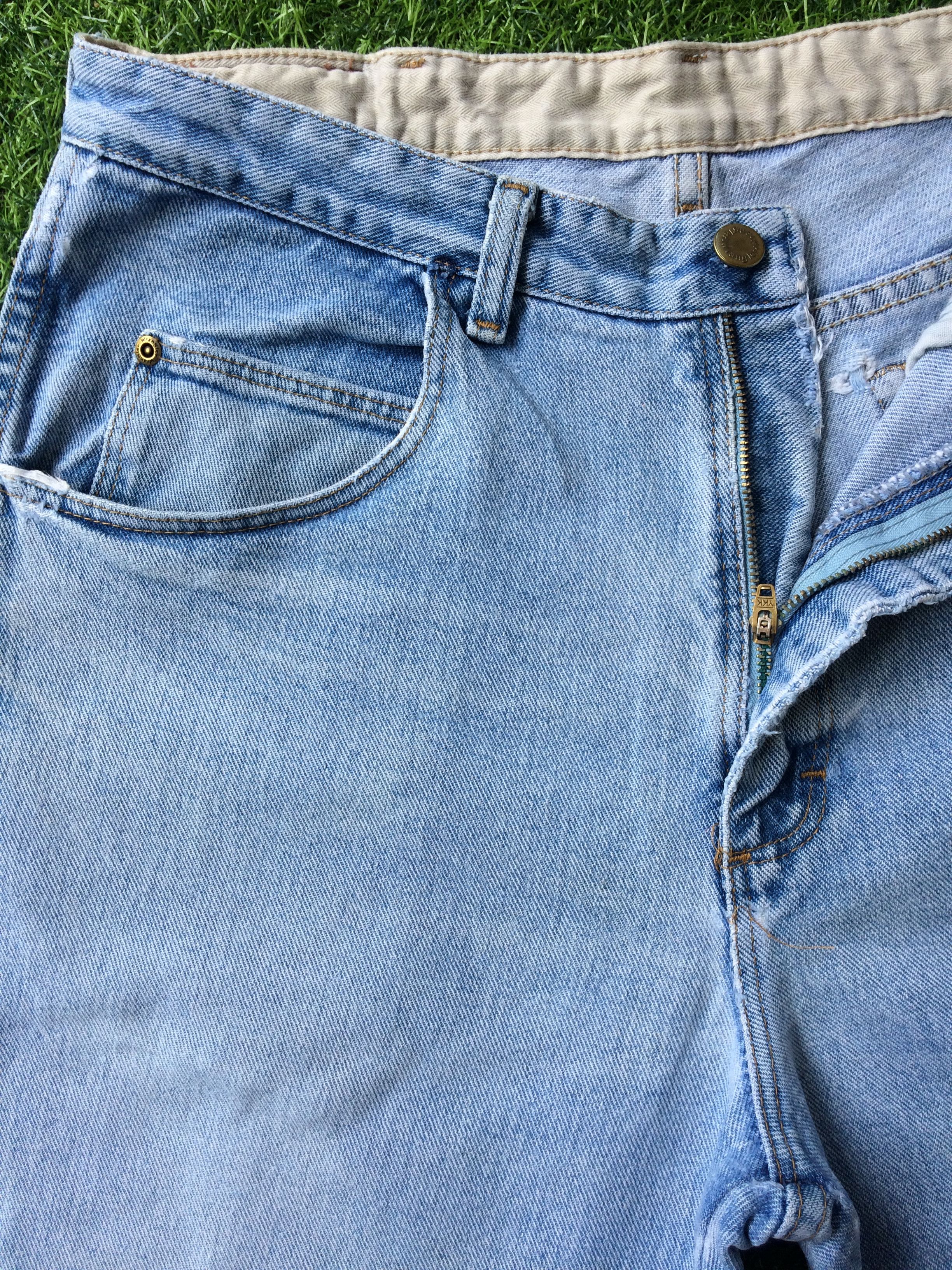 Wrangler Wrangler Western Distressed Faded Jeans #B-318 Size US 33 - 3 Thumbnail