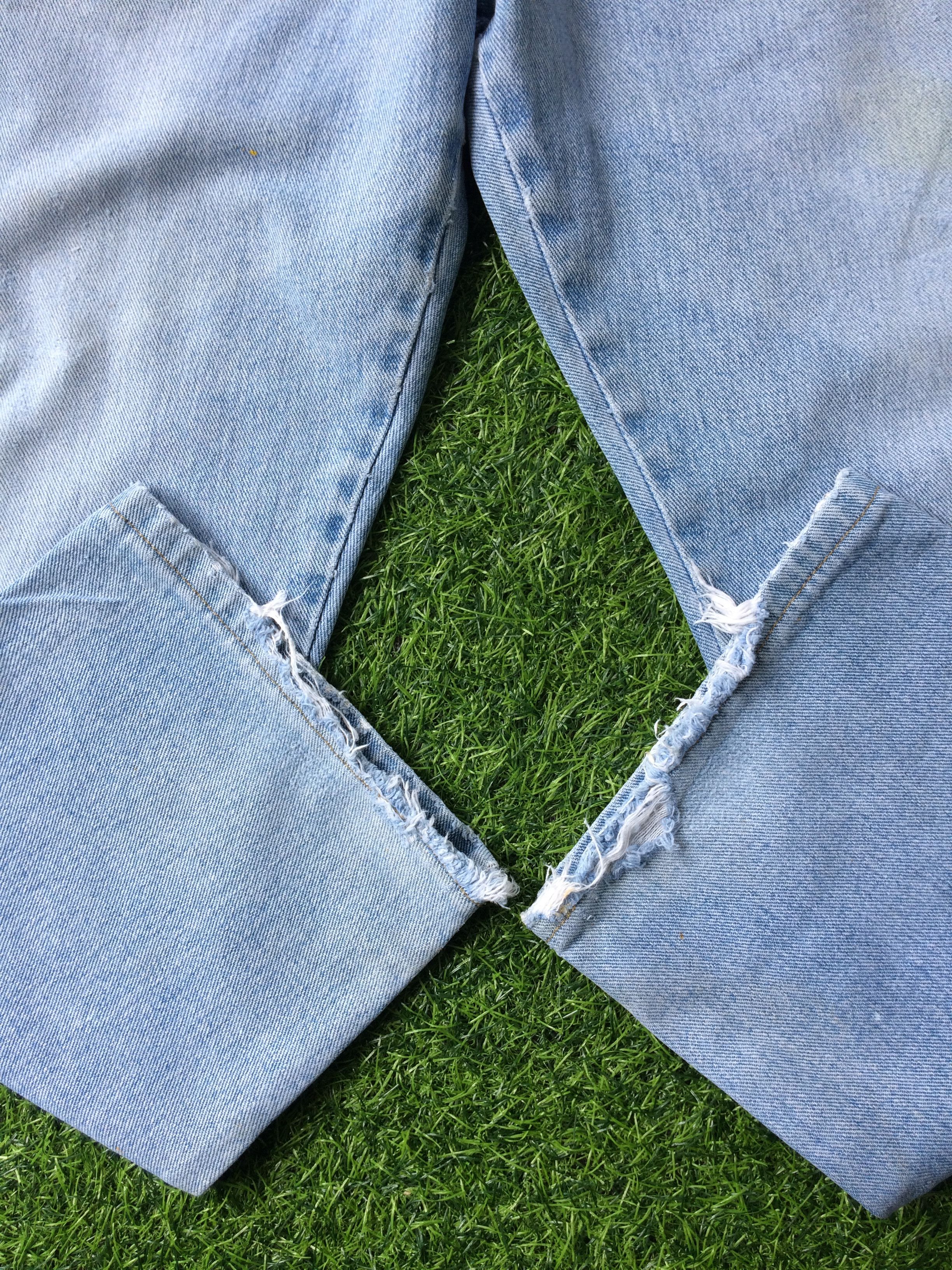 Wrangler Wrangler Western Distressed Faded Jeans #B-318 Size US 33 - 7 Thumbnail