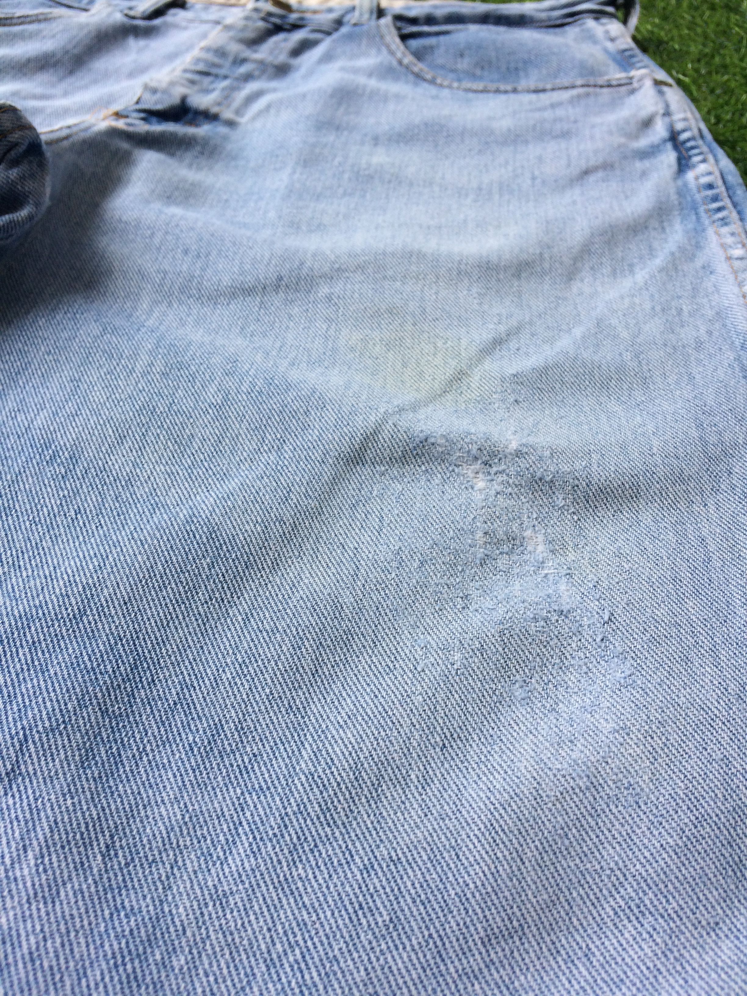 Wrangler Wrangler Western Distressed Faded Jeans #B-318 Size US 33 - 6 Thumbnail