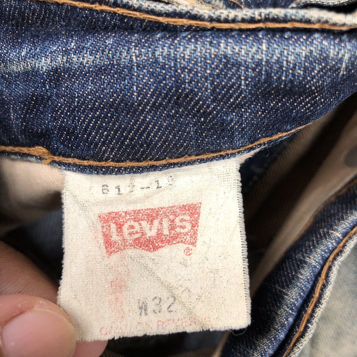 Levi's Vintage Clothing Vintage Levis patchwork jeans distressed denim rare design Size US 32 / EU 48 - 7 Thumbnail
