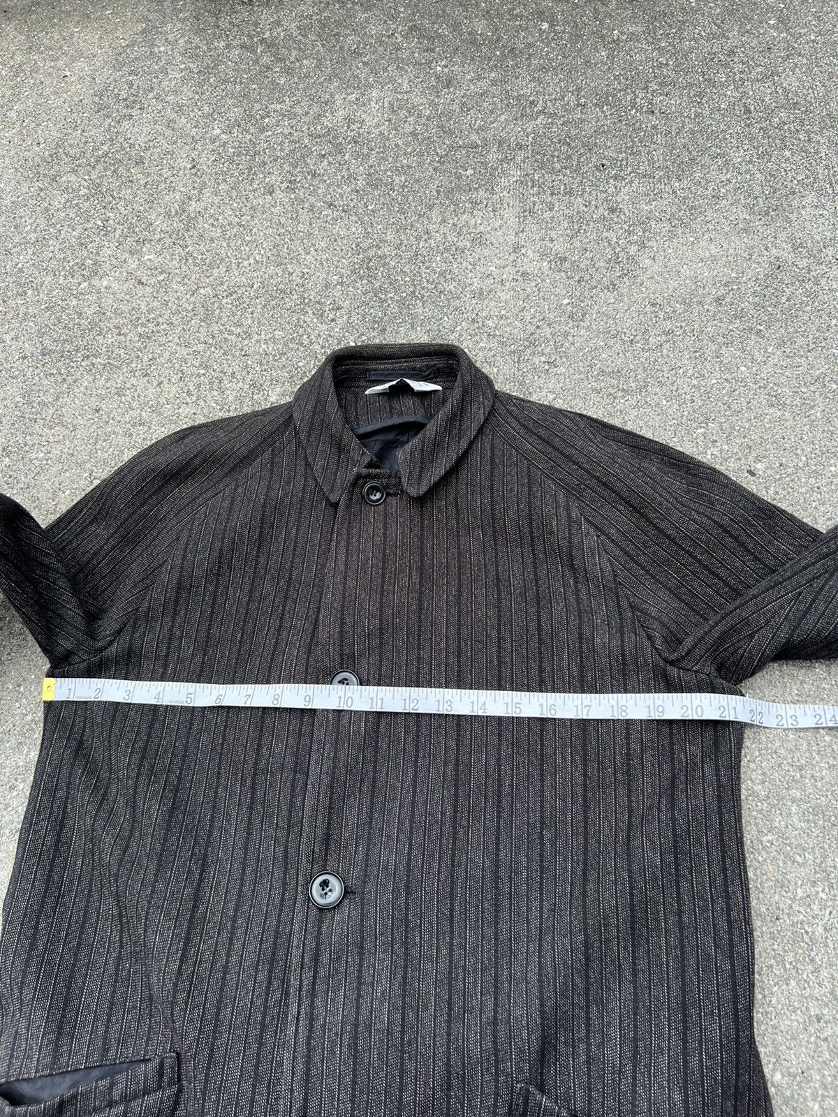 Freewheelers NR. FLAG WEAR Japan Salt & Pepper Gabardine Coat Jacket Size US S / EU 44-46 / 1 - 2 Thumbnail