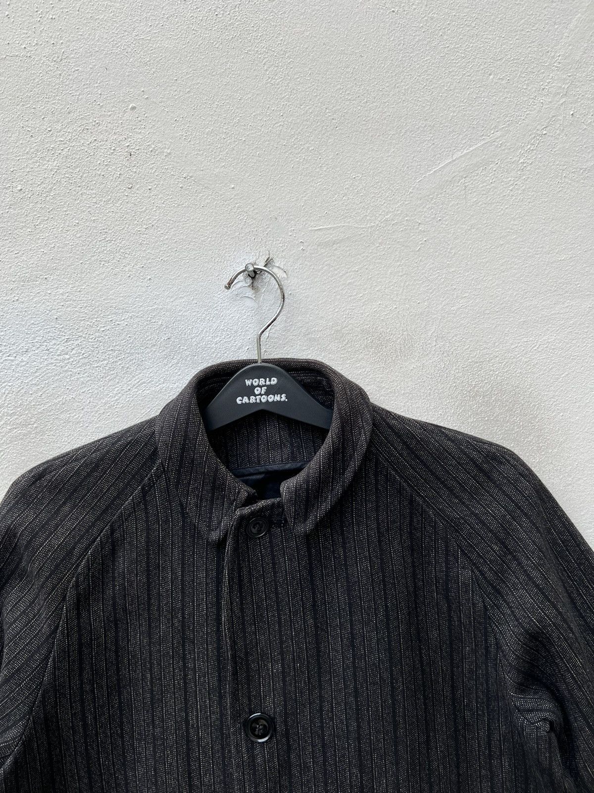 Freewheelers NR. FLAG WEAR Japan Salt & Pepper Gabardine Coat Jacket Size US S / EU 44-46 / 1 - 7 Thumbnail