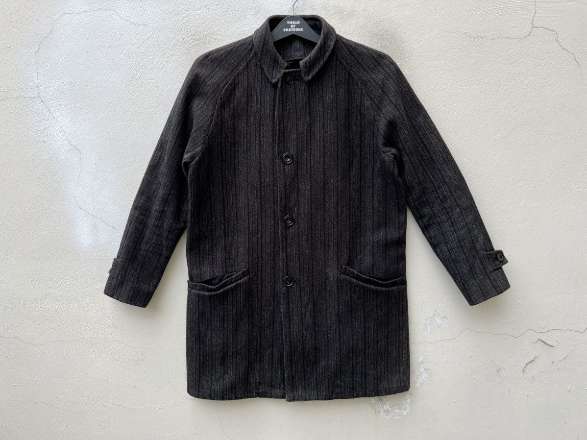 Freewheelers NR. FLAG WEAR Japan Salt & Pepper Gabardine Coat Jacket Size US S / EU 44-46 / 1 - 6 Thumbnail