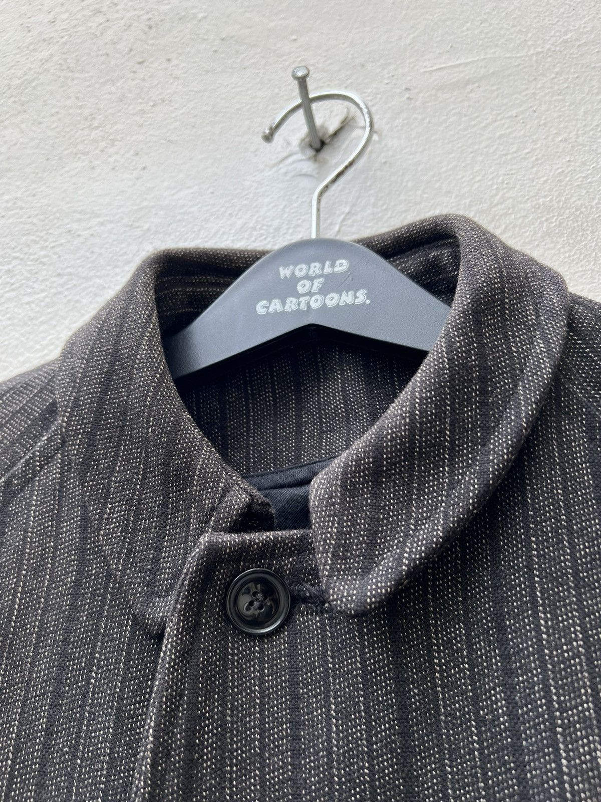 Freewheelers NR. FLAG WEAR Japan Salt & Pepper Gabardine Coat Jacket Size US S / EU 44-46 / 1 - 15 Thumbnail