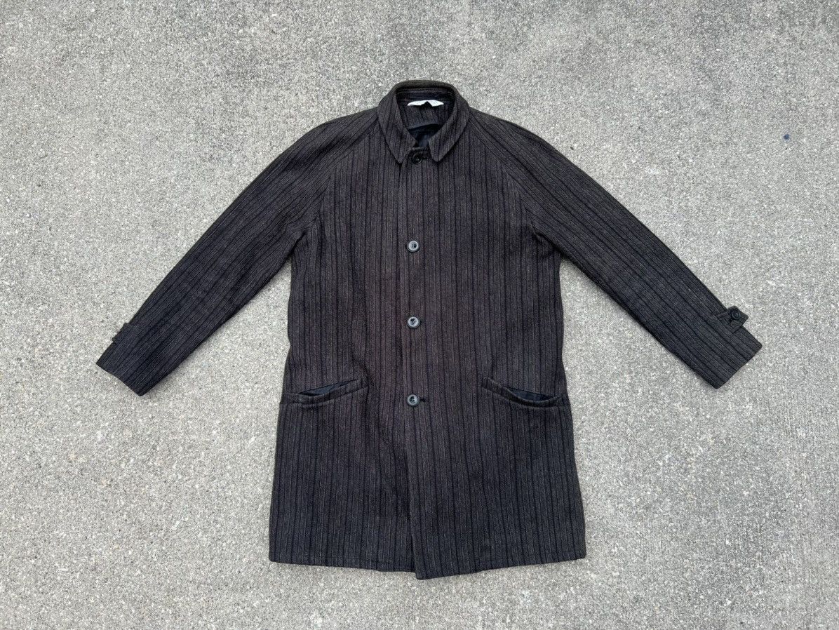 Freewheelers NR. FLAG WEAR Japan Salt & Pepper Gabardine Coat Jacket Size US S / EU 44-46 / 1 - 1 Thumbnail