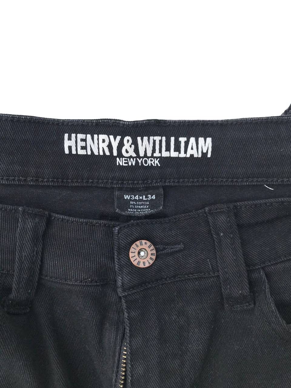 Other Henry & William New York Bikers Distressed Fashion Pants Size US 33 - 2 Thumbnail