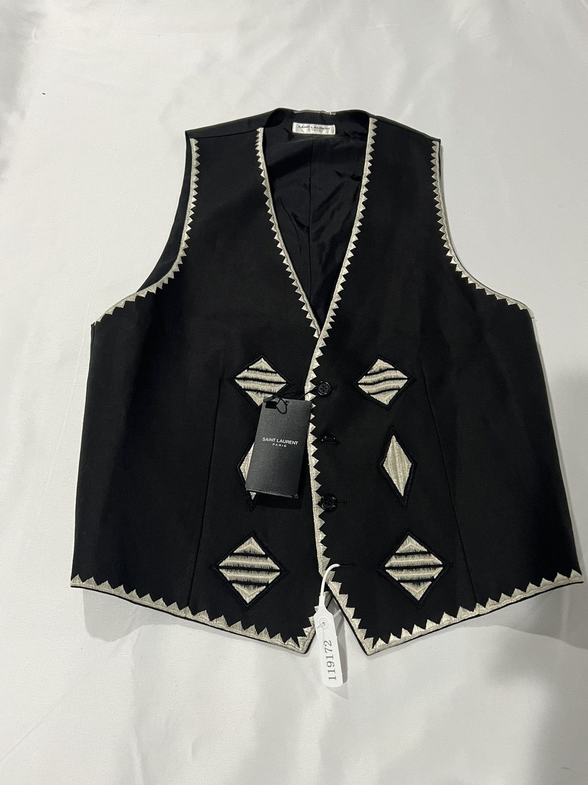 Saint Laurent mens vest. 52/42. $2300