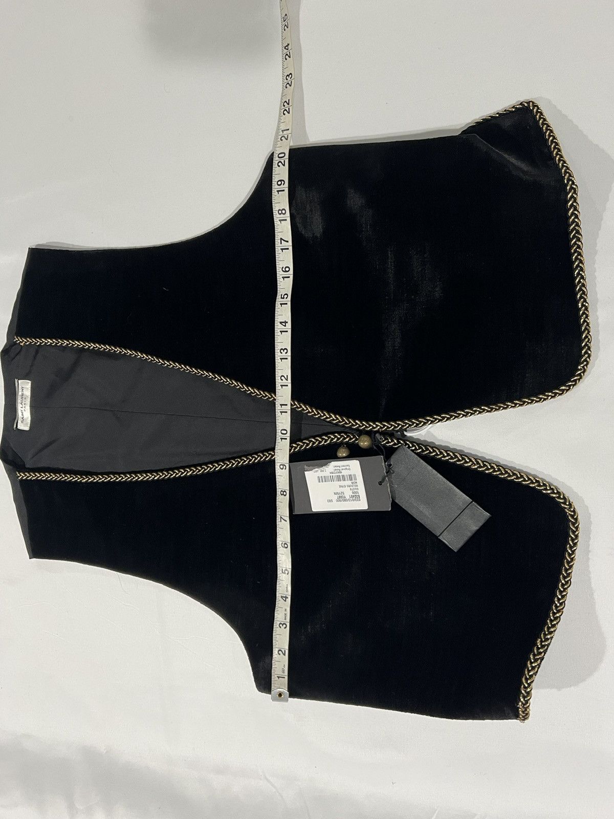 Saint Laurent Paris Saint Laurent mens vest. 52/42. $2300 Size 42R - 7 Thumbnail