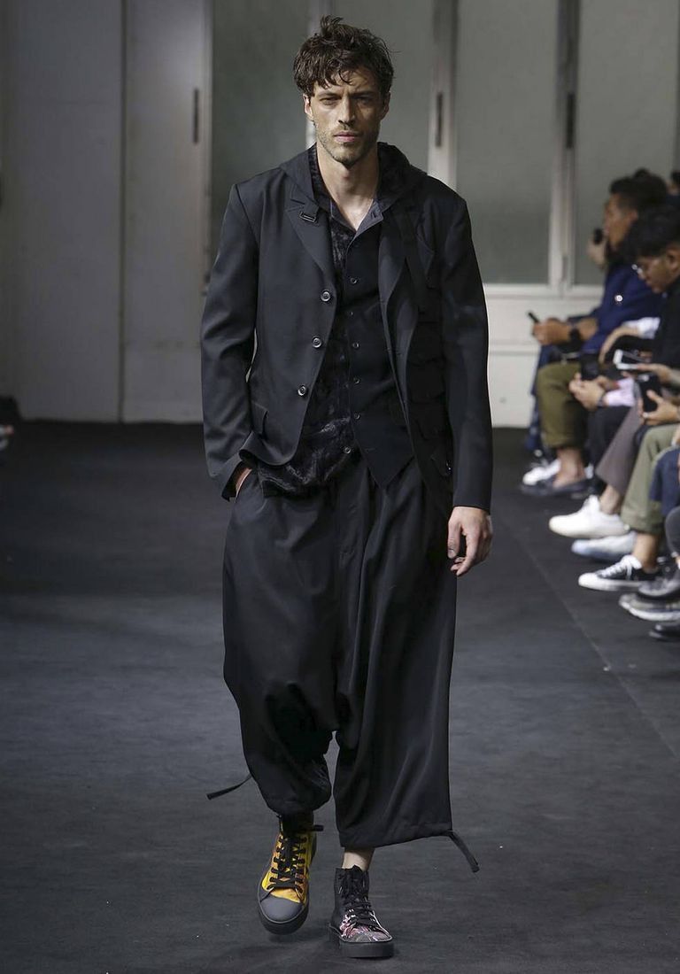 Yohji Yamamoto Pour Homme SS19 left front flap Jacket
