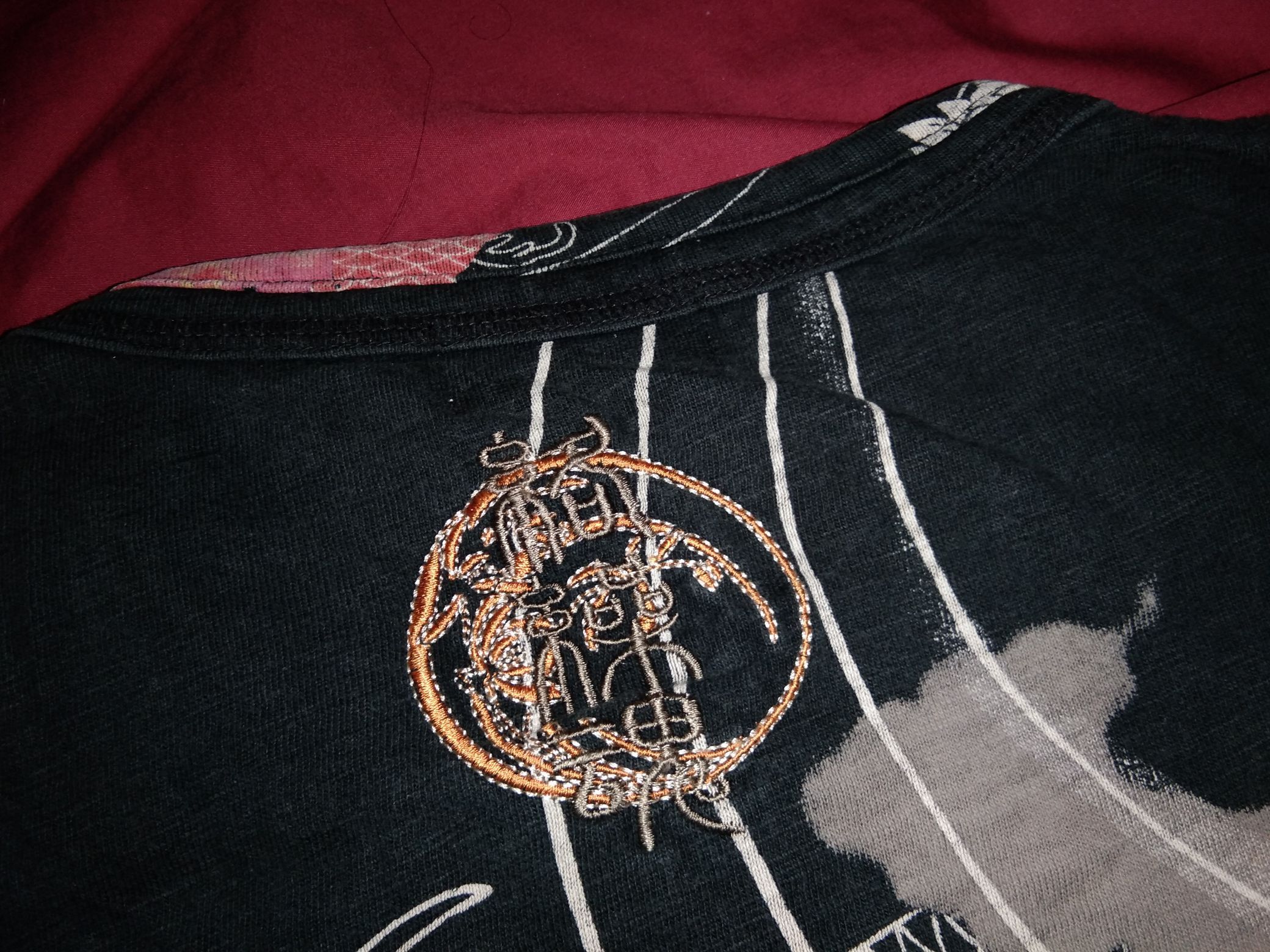Japanese Brand Karakuri Sukajan Dragon Pocket tshirt japanese art Size US L / EU 52-54 / 3 - 5 Thumbnail