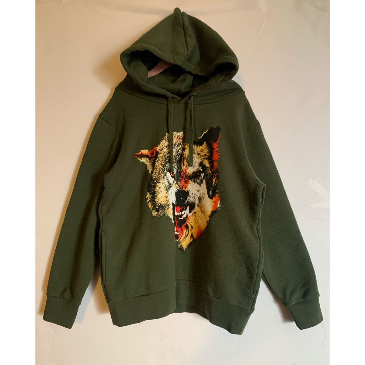 MARCELO BURLON｜HOOD/ZIP-UP (CMBB007F23FLE004 1020) Marcelo Burlon County Of Milan Wings front zip hoodie