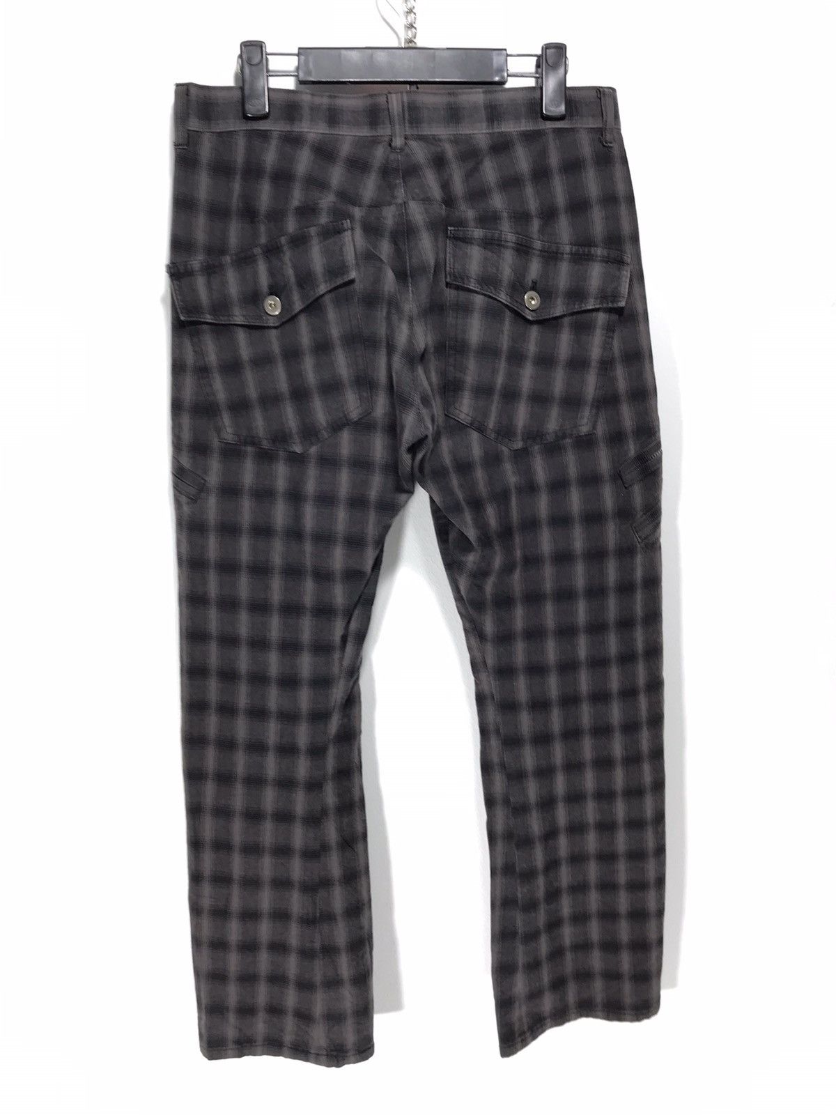 Japanese Brand Japan Brand Parashuto Check Plaid Pant 1🟦0 Size US 31 - 4 Thumbnail