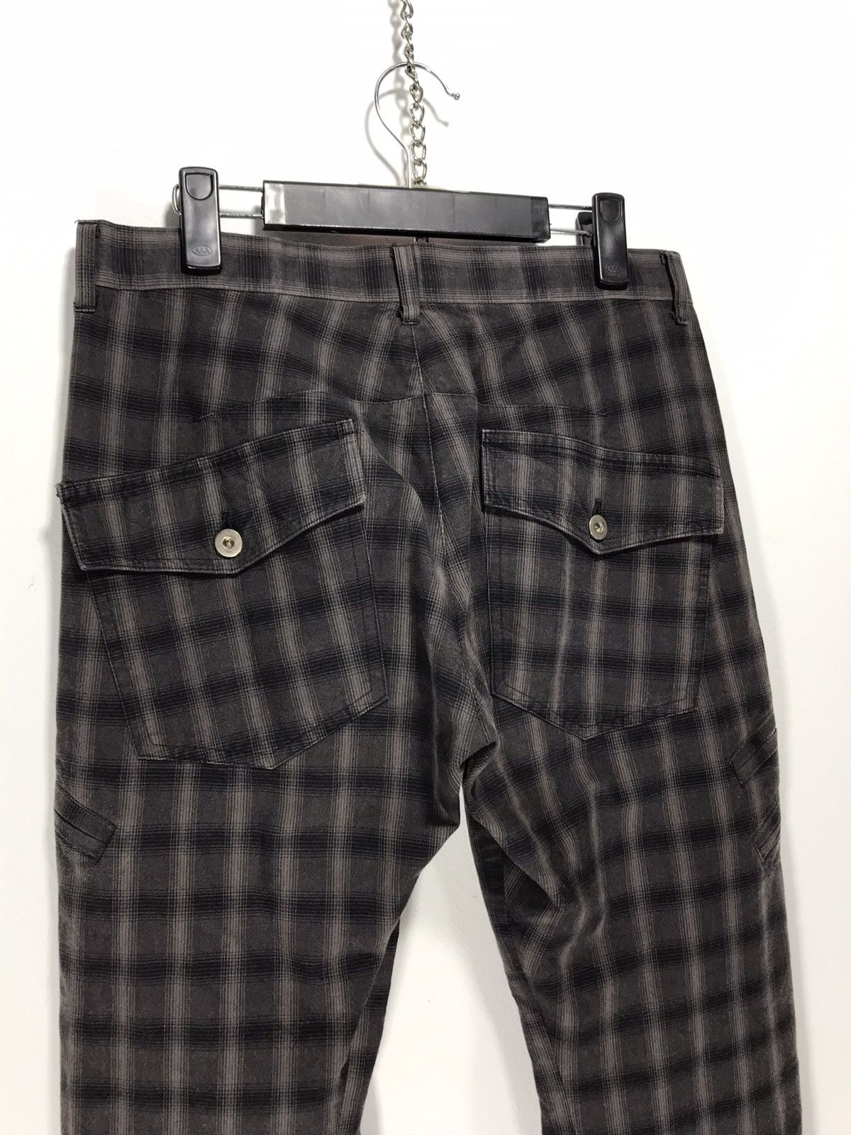 Japanese Brand Japan Brand Parashuto Check Plaid Pant 1🟦0 Size US 31 - 5 Thumbnail
