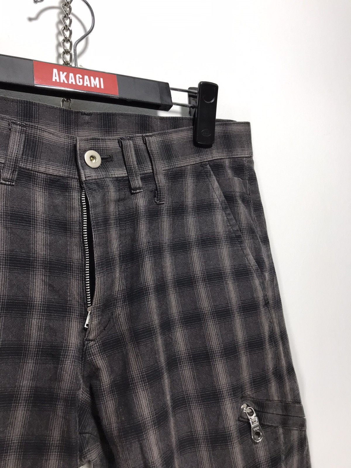 Japanese Brand Japan Brand Parashuto Check Plaid Pant 1🟦0 Size US 31 - 3 Thumbnail