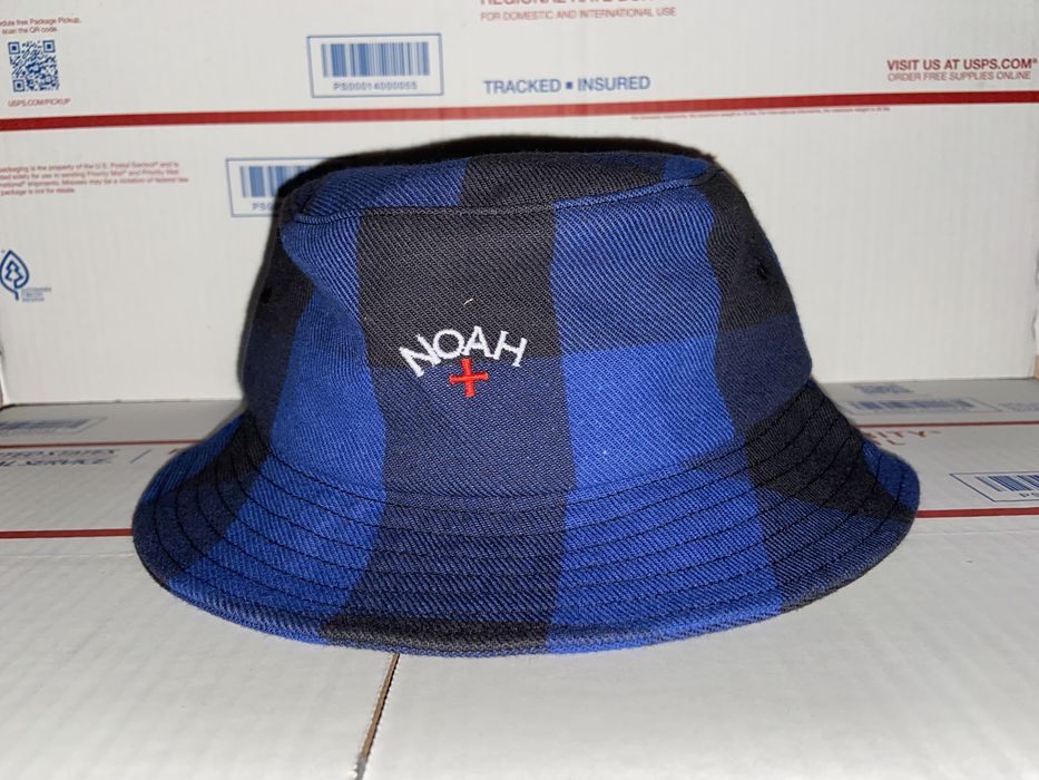Noah Noah NYC Ny Denim Buffalo Plaid Crusher Cap Bucket Hat HUF Grailed