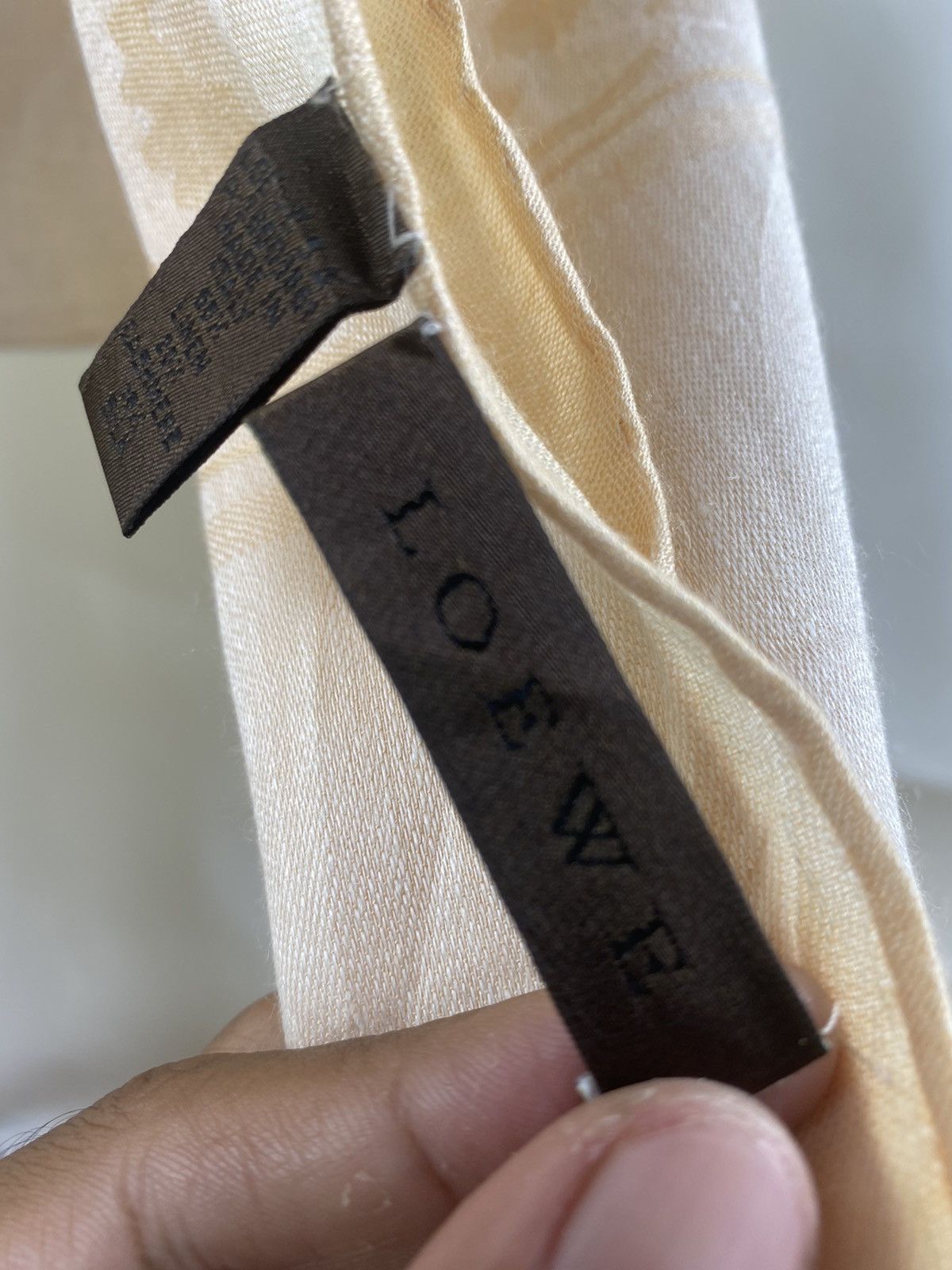 Loewe Loewe Silk Scarf Muffler Size ONE SIZE - 3 Thumbnail