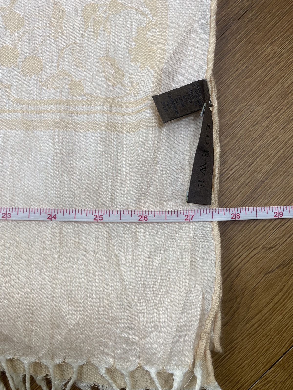 Loewe Loewe Silk Scarf Muffler Size ONE SIZE - 7 Thumbnail