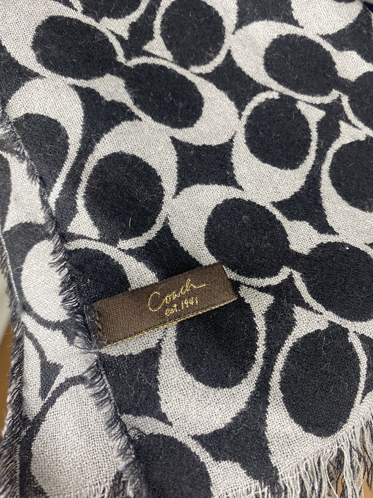 Coach Reversible Coach Monogram Scarf / Muffler Size ONE SIZE - 4 Thumbnail