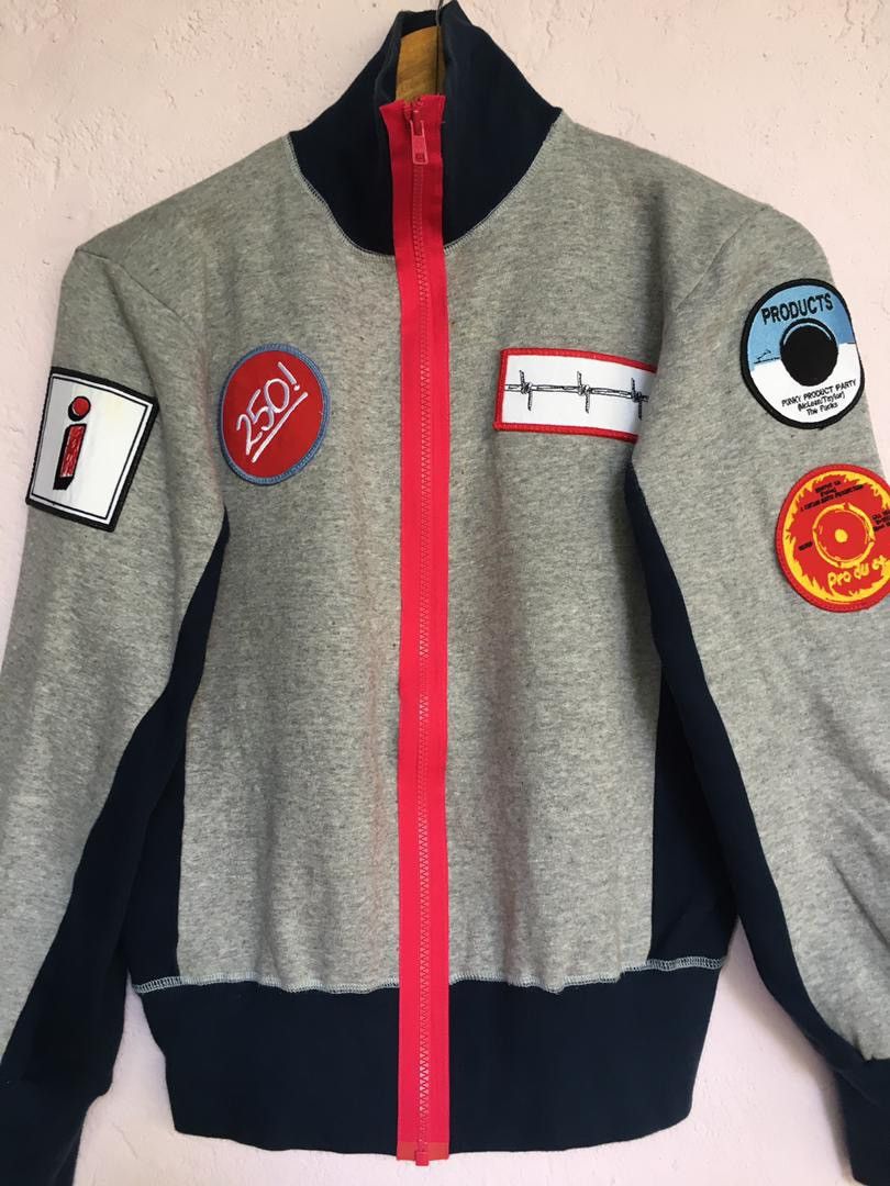 Product Of New York Product 250 England Patches zip up Sweaters Size M / US 6-8 / IT 42-44 - 3 Thumbnail