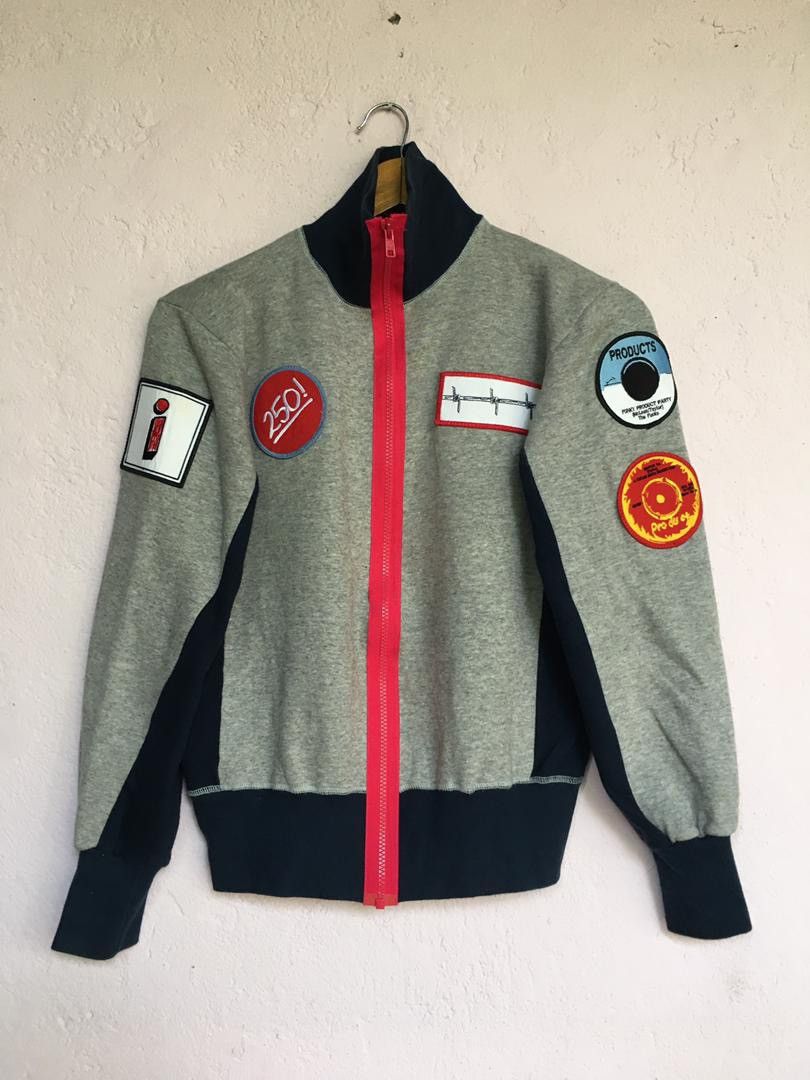 Product Of New York Product 250 England Patches zip up Sweaters Size M / US 6-8 / IT 42-44 - 1 Thumbnail