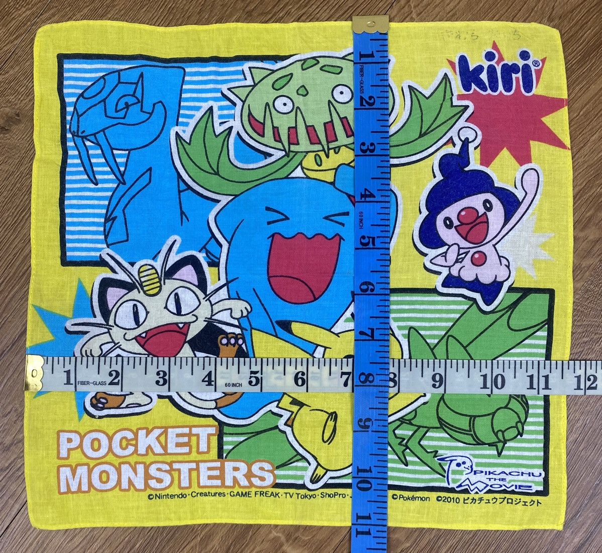 Nintendo Nintendo Pocket Monster Handkerchief Pocketsquare Bandana Size ONE SIZE - 4 Thumbnail