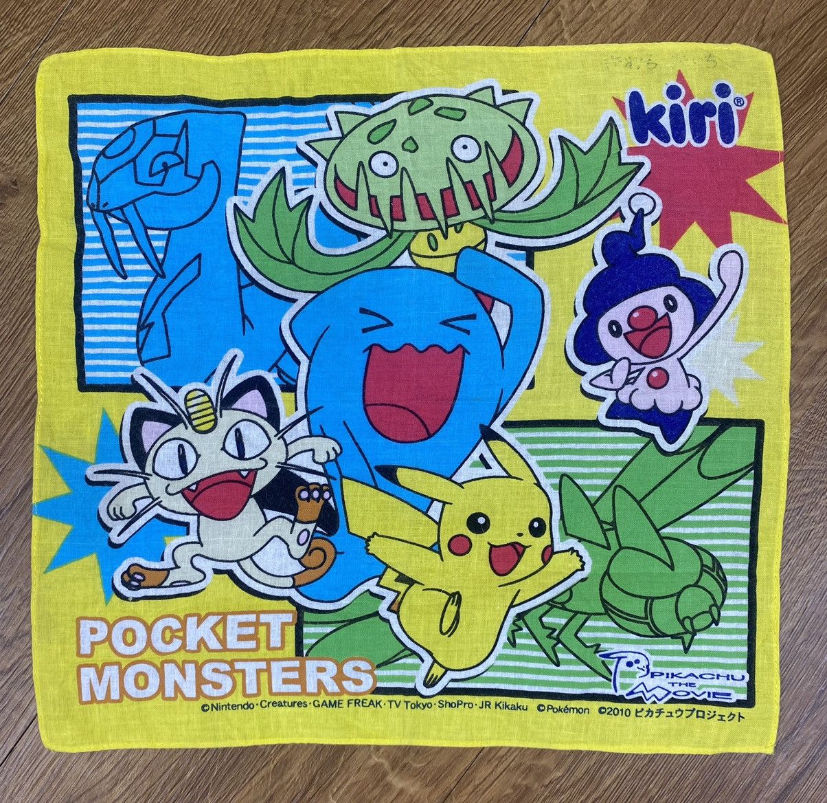 Nintendo Nintendo Pocket Monster Handkerchief Pocketsquare Bandana Size ONE SIZE - 1 Thumbnail