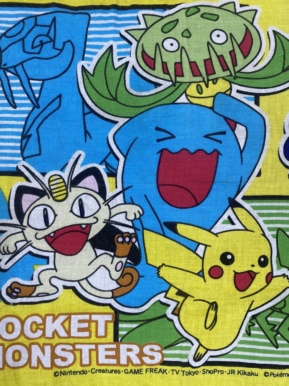 Nintendo Nintendo Pocket Monster Handkerchief Pocketsquare Bandana Size ONE SIZE - 2 Thumbnail