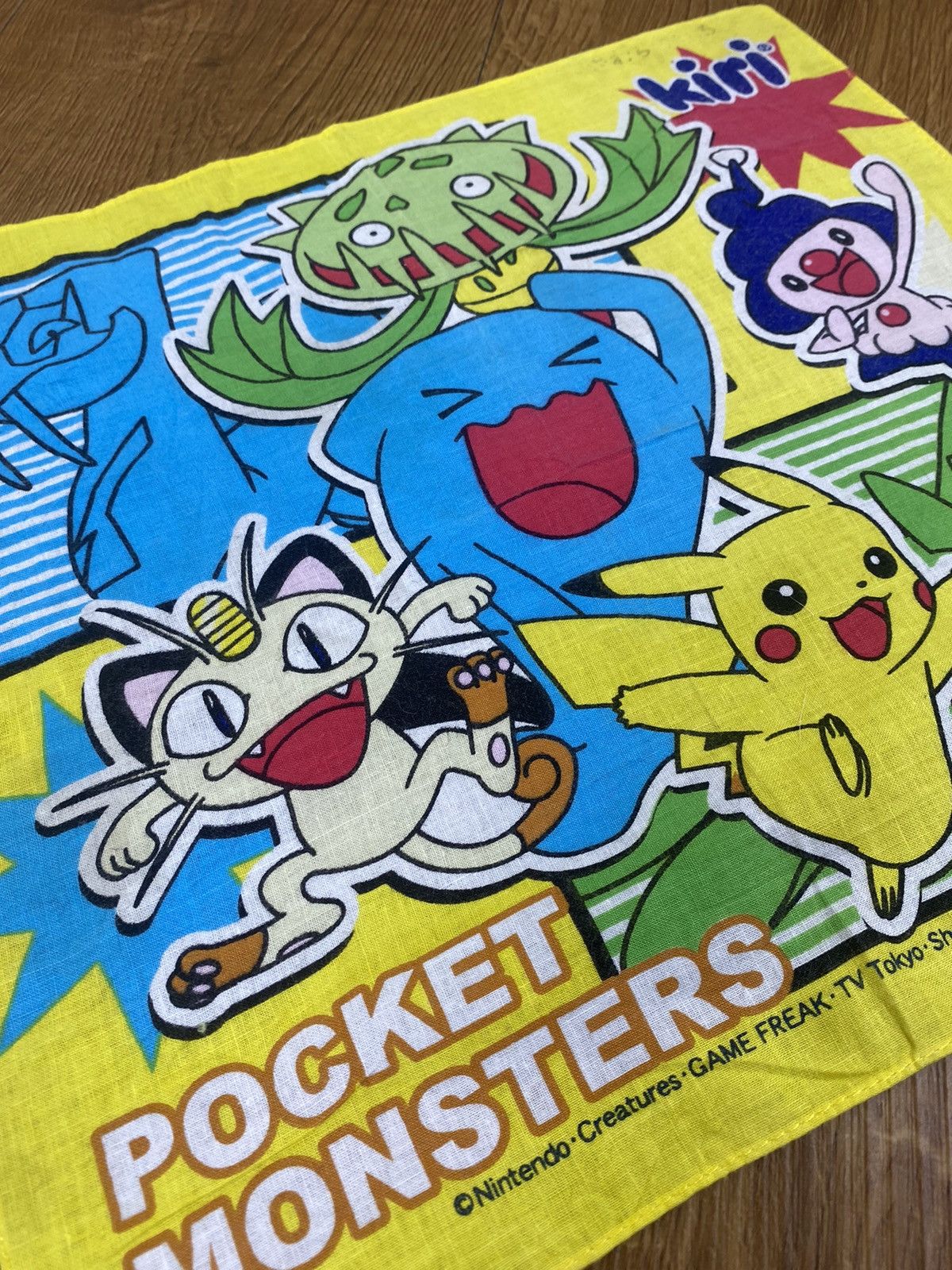 Nintendo Nintendo Pocket Monster Handkerchief Pocketsquare Bandana Size ONE SIZE - 3 Thumbnail