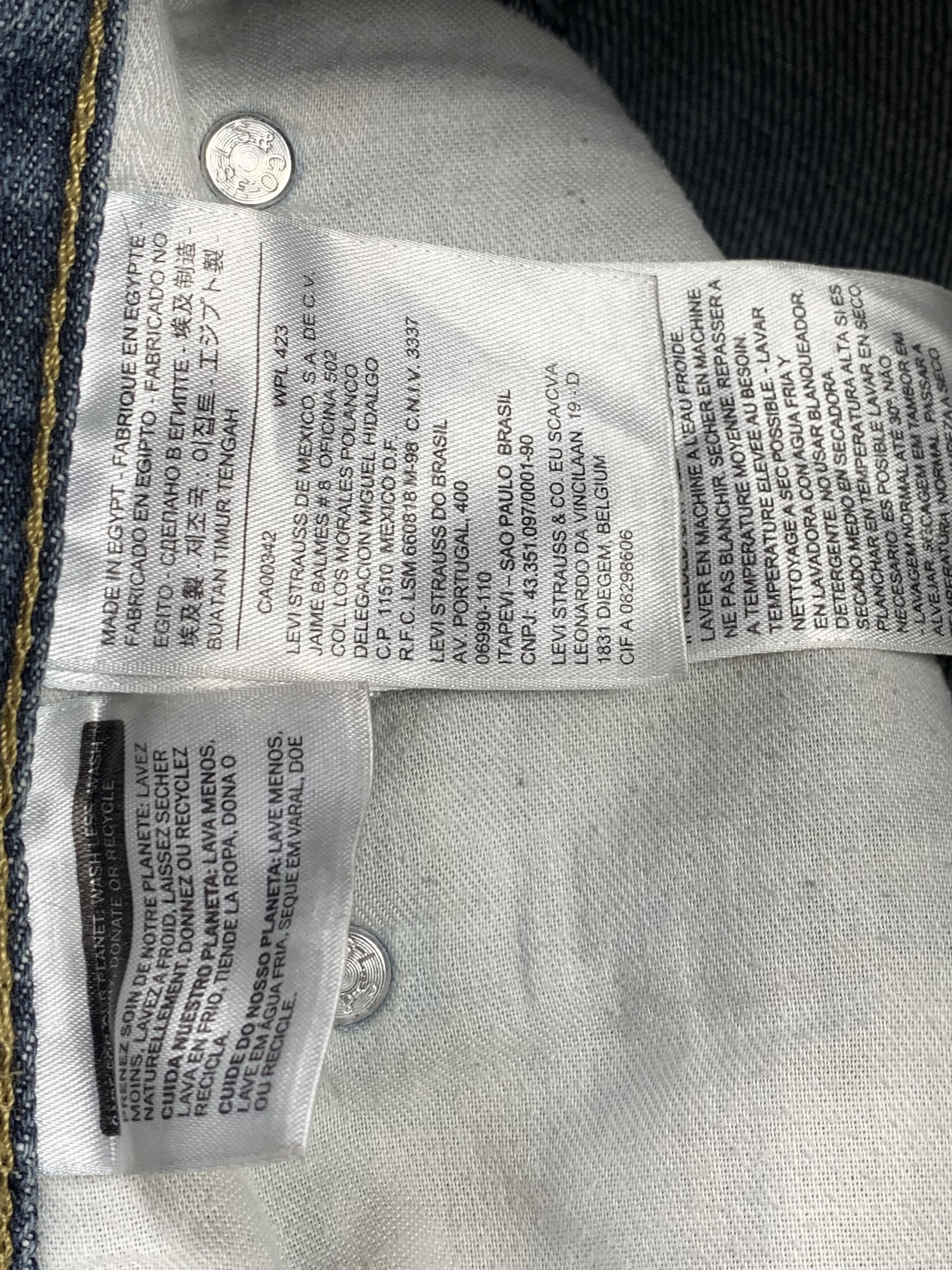 Levi's Vintage Levis 559 Faded Blue Jeans DP2164 Size US 34 / EU 50 - 7 Thumbnail