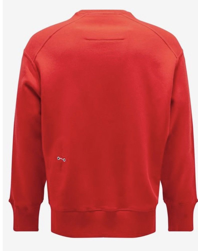 Givenchy GIVENCHY Men's Red Rip Metal Detail Oversized Sweater Size US XL / EU 56 / 4 - 13 Thumbnail
