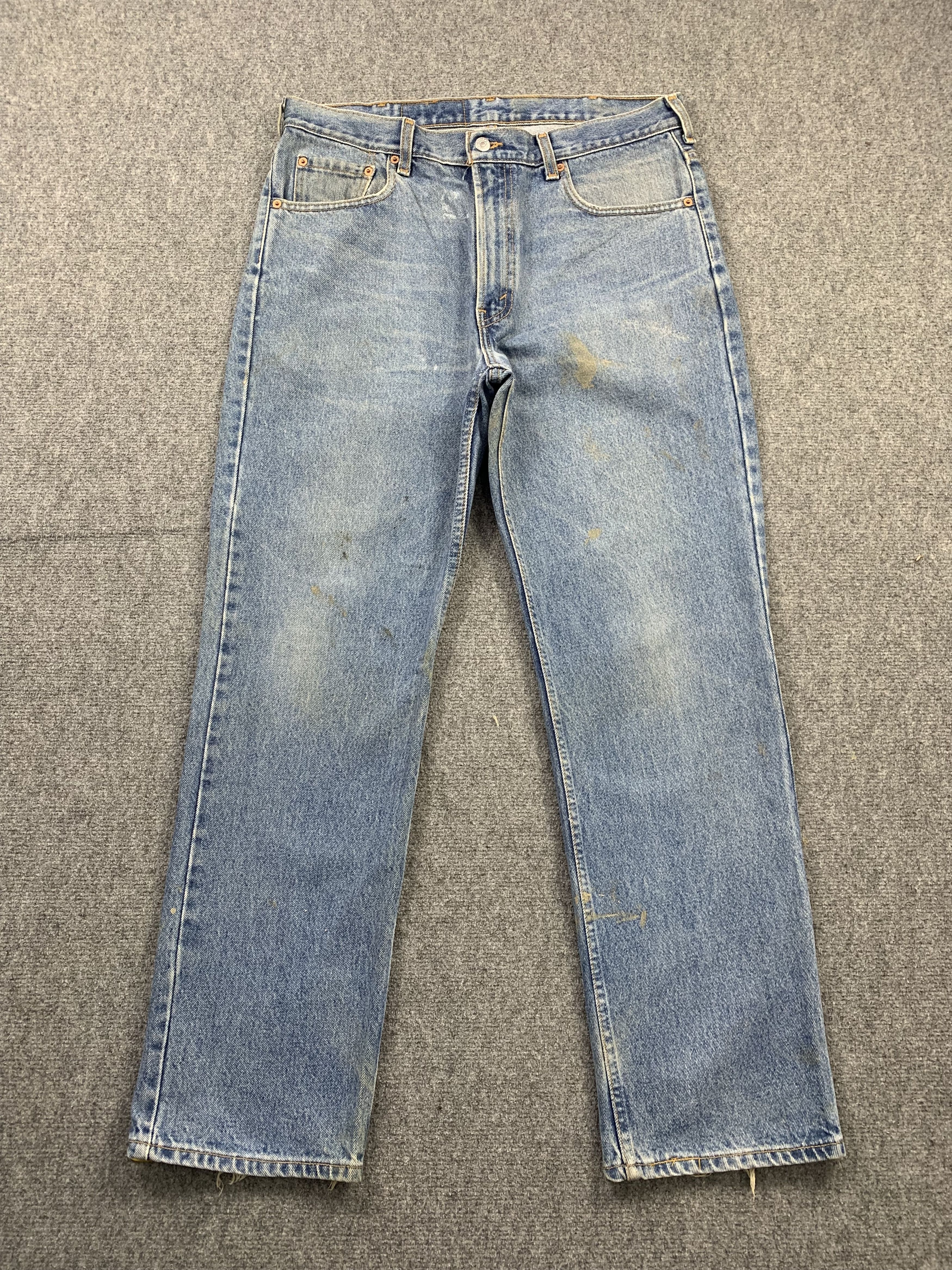 Vintage 90s Levis 516 Faded Blue Jeans DP2166