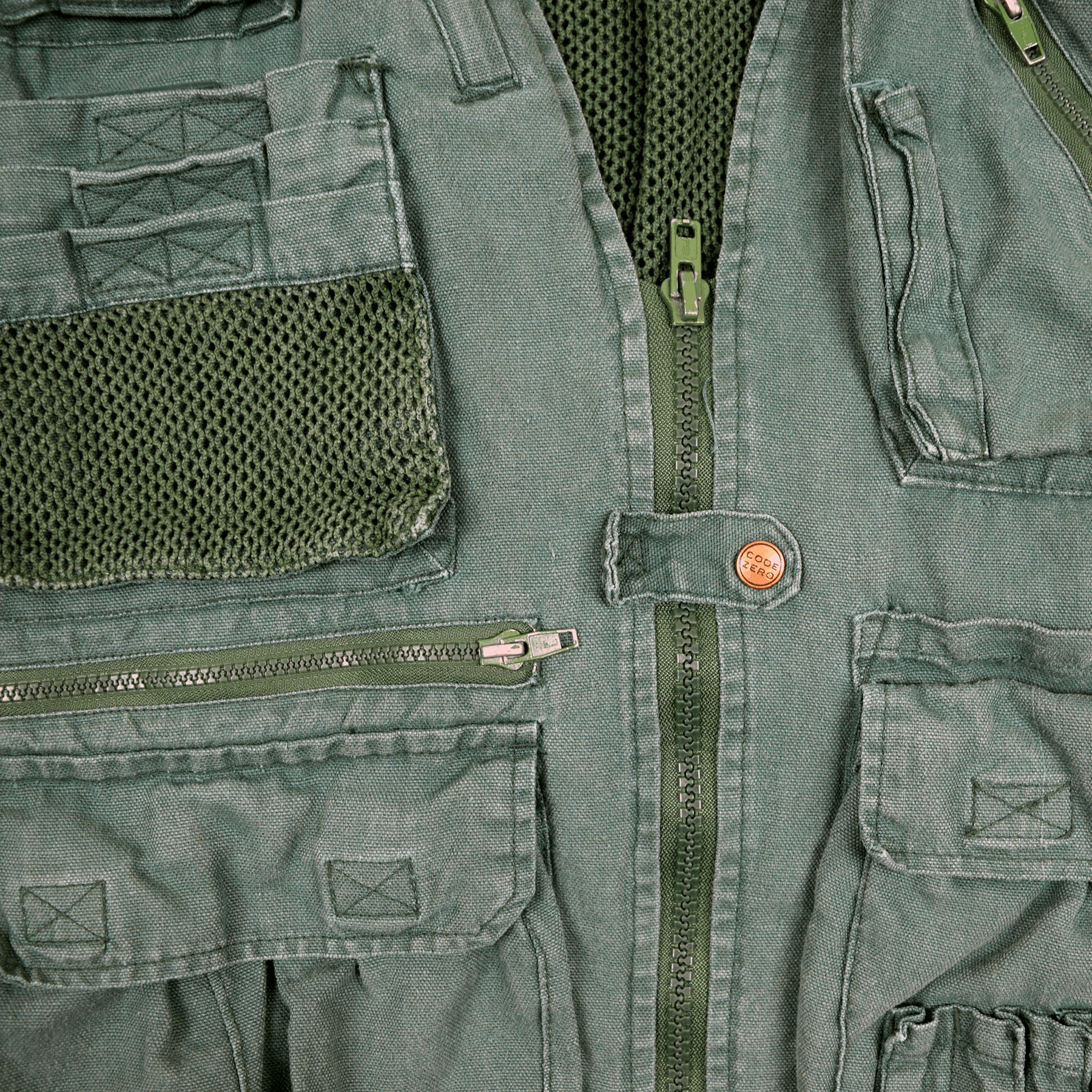 Vintage 1990s Code Zero Tactical Fishing Vest Size US XL / EU 56 / 4 - 6 Thumbnail