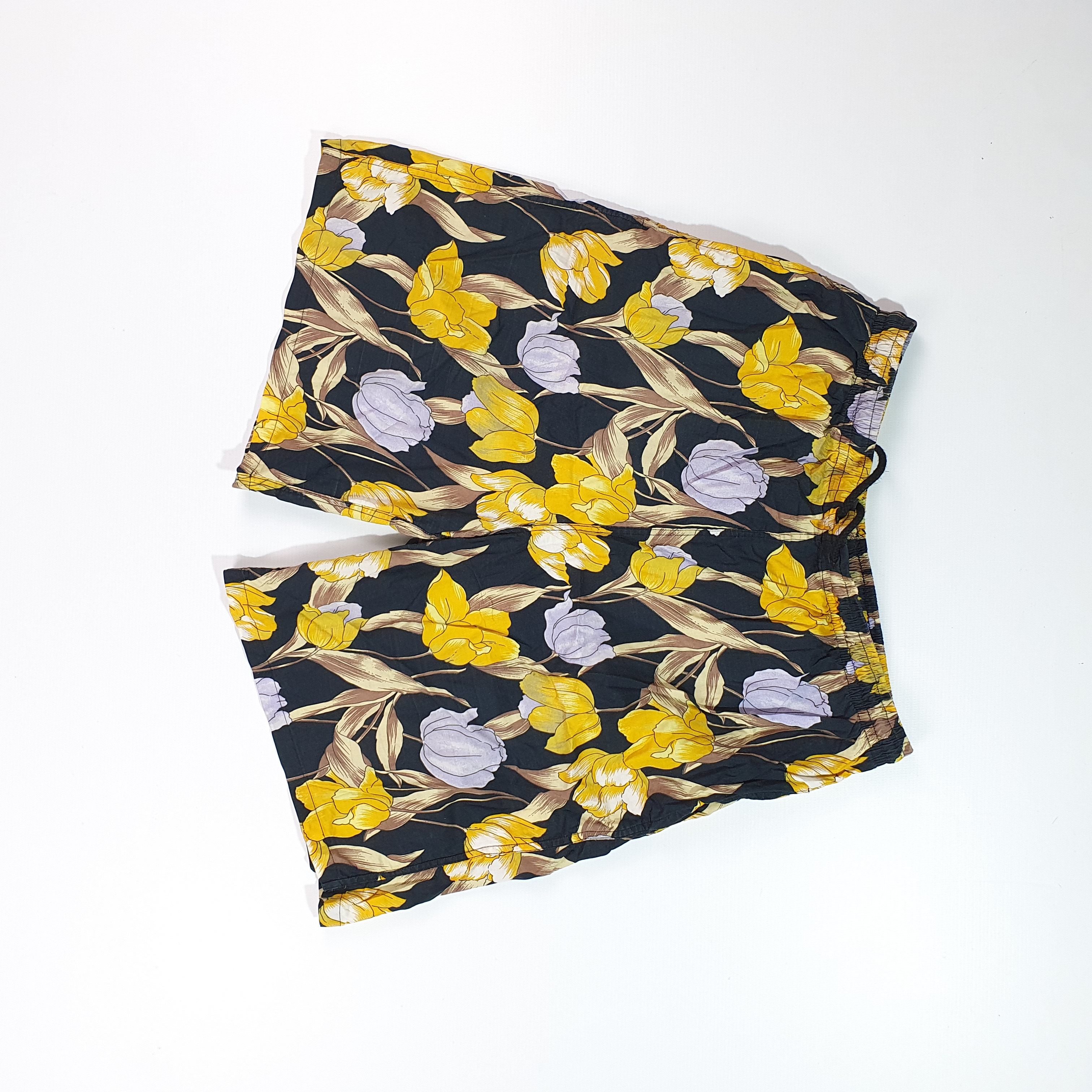 Paradise Rare All Over Flowers Print Hawaiian Shorts Size US 32 / EU 48 - 11 Thumbnail