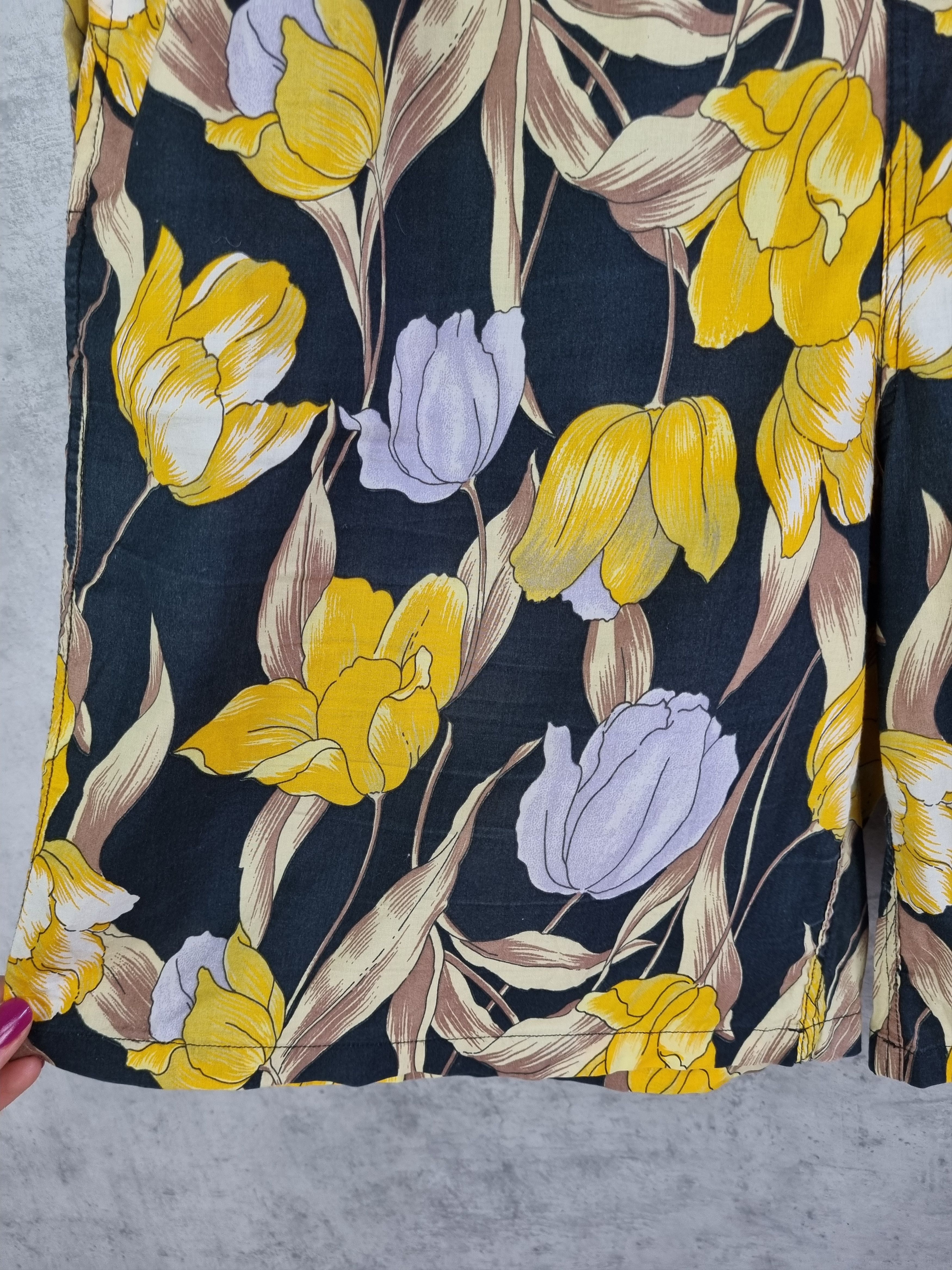 Paradise Rare All Over Flowers Print Hawaiian Shorts Size US 32 / EU 48 - 10 Thumbnail